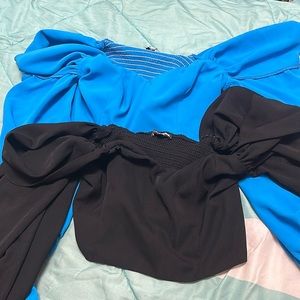 Two pack off shoulder long sleeve shirts, XL